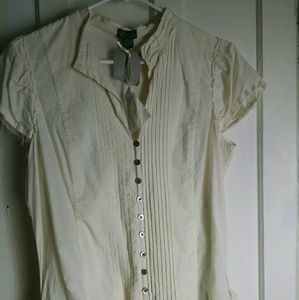 Anthropologie cotton blouse